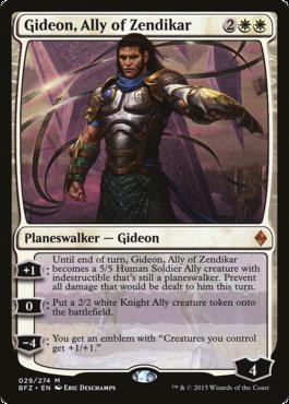 Gideon, Ally of Zendikar 赞迪卡伙伴基定